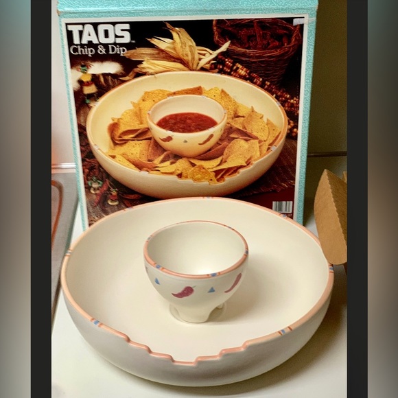 Treasure Craft Dining Treasure Craft Taos 2 Piece Ceramic Chip Dip